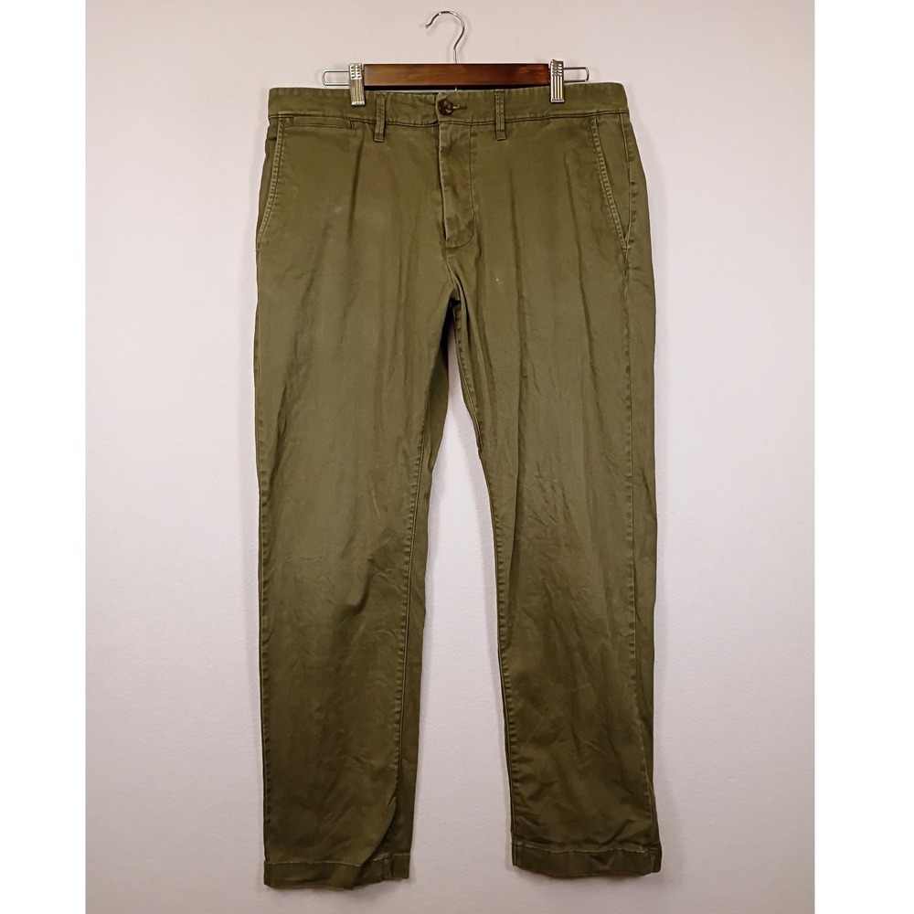 Earthy Gorpcore Goodfellow & Co Mens 34x30 Olive Green Stretch Chino Pants
